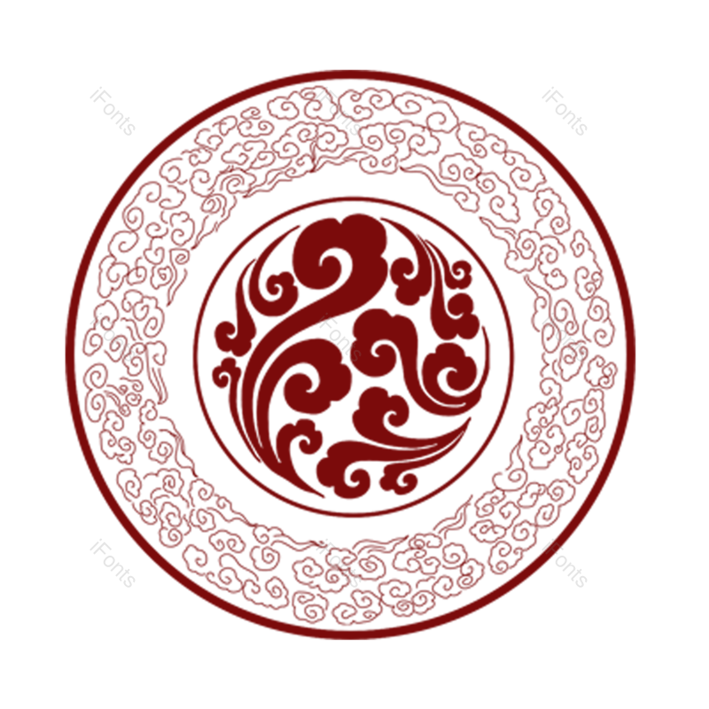 祥云图片,线条元素,底纹PNG,古典免抠素材